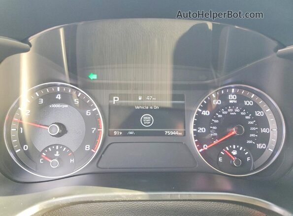 3KPF54ADXNE418861 2022 KIA FORTE Синий Вид щитка приборов