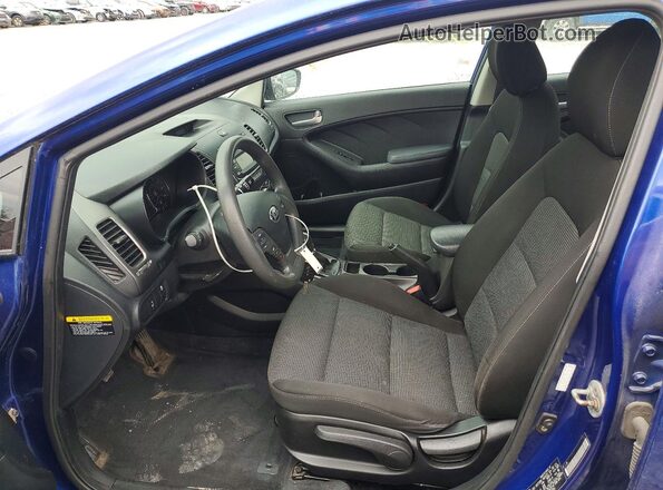 3KPFK4A70HE047734 2017 KIA FORTE Blue Սալոնի դիմացի տեսք
