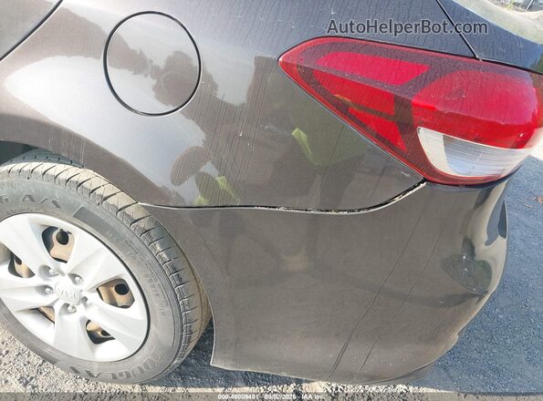 3KPFK4A71JE185093 2018 KIA FORTE Brown Widok zestawu wskaźników