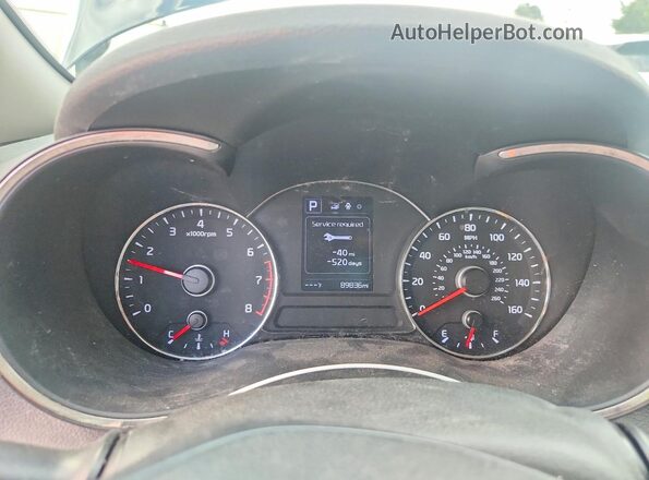 3KPFK4A71JE263436 2018 KIA FORTE Black Widok zestawu wskaźników