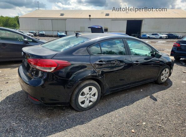 3KPFK4A71JE263436 2018 KIA FORTE Black Tył prawy