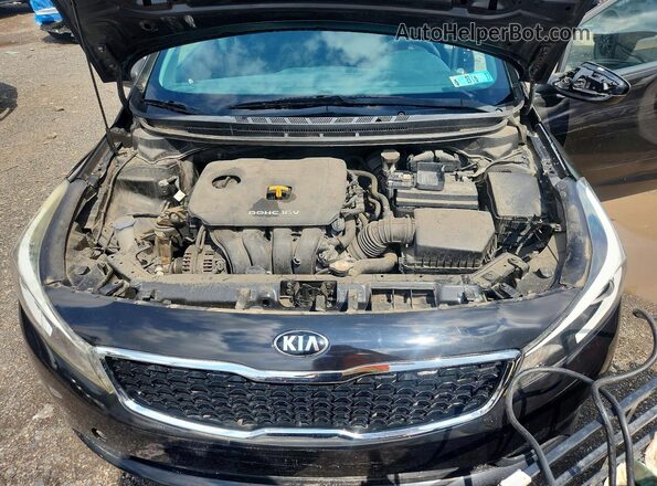 3KPFK4A71JE263436 2018 KIA FORTE Black Widok wnętrza z tyłu