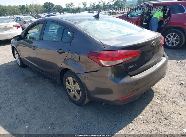3KPFK4A72JE214262 2018 KIA FORTE Brown Rear left