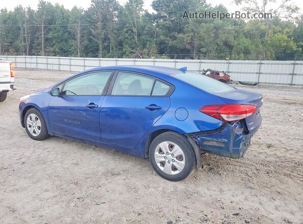 3KPFK4A72JE272937 2018 KIA FORTE Blue Задня ліва чверть