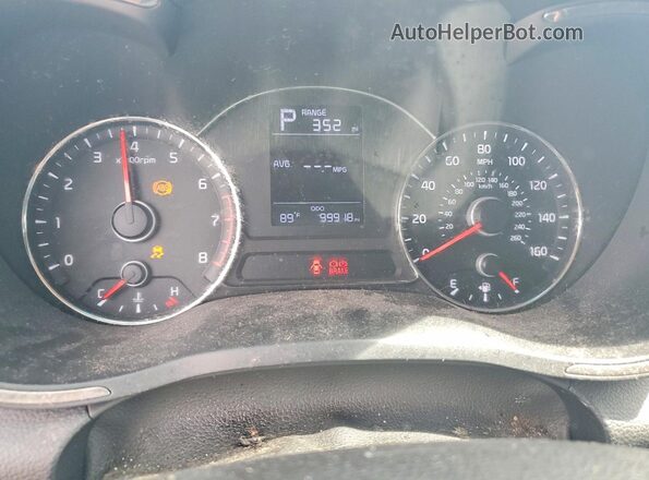 3KPFK4A74HE089873 2017 KIA FORTE Blue Вид щитка приладів