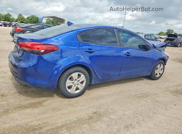 3KPFK4A74HE089873 2017 KIA FORTE Blue Задня права чверть