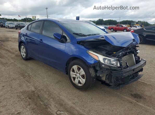 3KPFK4A74HE089873 2017 KIA FORTE Blue Передня права чверть