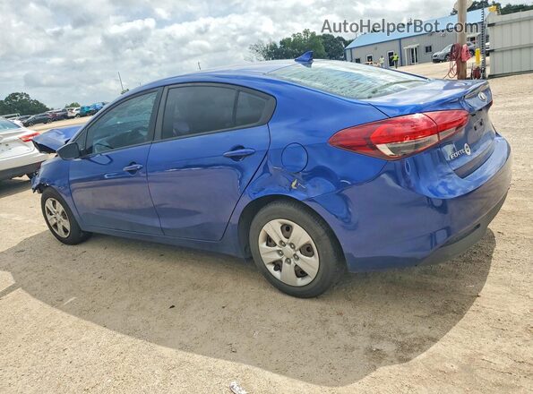 3KPFK4A74HE089873 2017 KIA FORTE Blue Задня ліва чверть