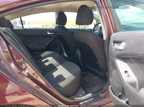 3KPFK4A75JE199529 2018 KIA FORTE Maroon Вид наклейки з VIN-кодом