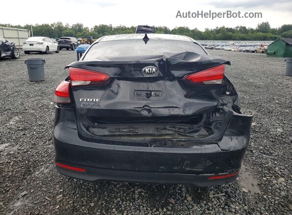 3KPFK4A76HE063372 2017 KIA FORTE Black Widok z tyłu