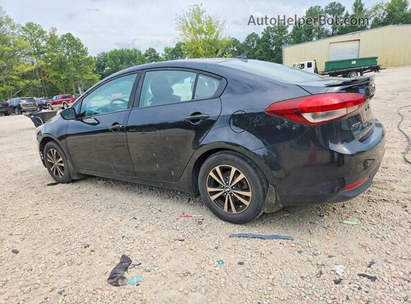 3KPFK4A78HE016652 2017 KIA FORTE Black უკანა მარცხენა