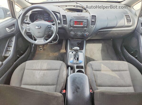 3KPFK4A78HE016652 2017 KIA FORTE Black წინა პანელის ხედი