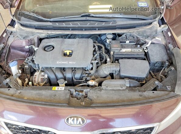 3KPFK4A78JE280833 2018 KIA FORTE Purple Widok wnętrza z tyłu