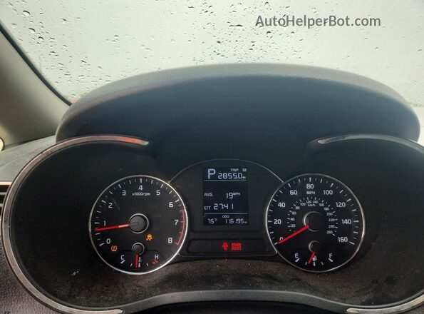 3KPFK4A7XJE196092 2018 KIA FORTE Черный Вид щитка приборов