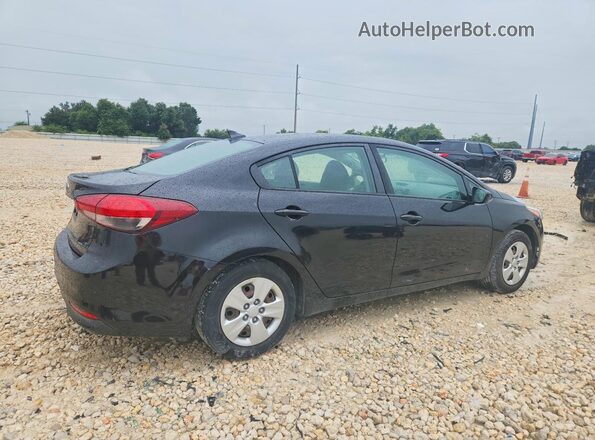 3KPFK4A7XJE196092 2018 KIA FORTE Черный Задняя правая четверть