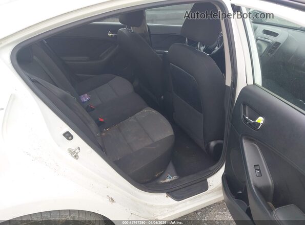 3KPFL4A70JE245197 2018 KIA FORTE White Vista de la etiqueta del VIN