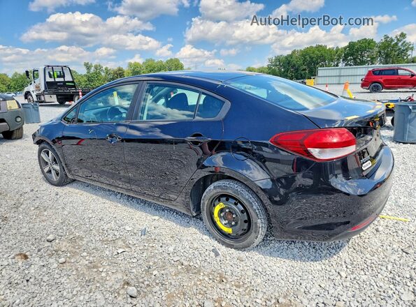 3KPFL4A7XJE246714 2018 KIA FORTE Black უკანა მარცხენა