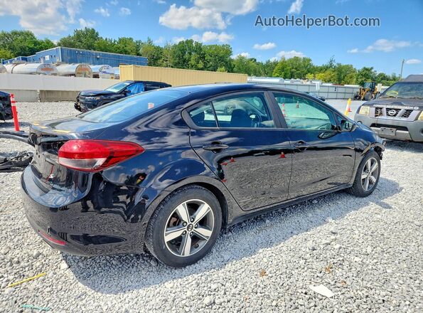 3KPFL4A7XJE246714 2018 KIA FORTE Black უკანა მარჯვენა