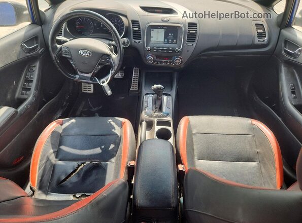 3KPFN5A39HE064459 2017 KIA FORTE Blue წინა პანელის ხედი