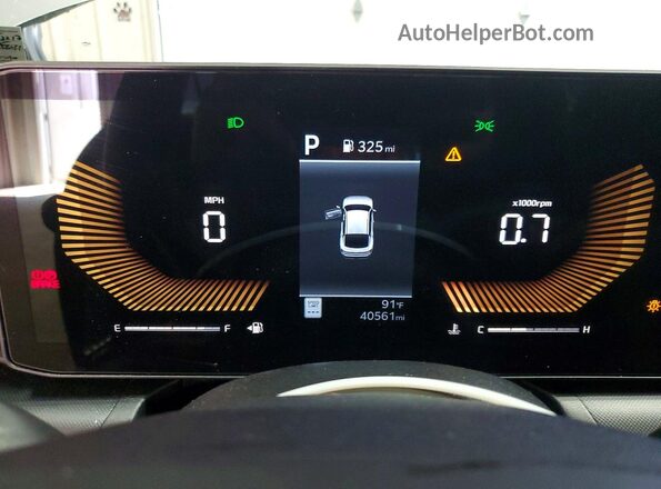3KPFT4DE0SE103217 2025 KIA K4 Серый Вид щитка приборов