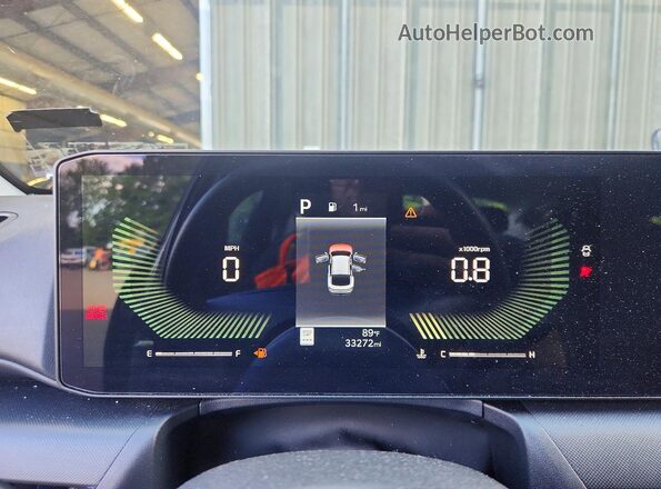 3KPFT4DE2SE111335 2025 KIA K4 Gray Instrument cluster view