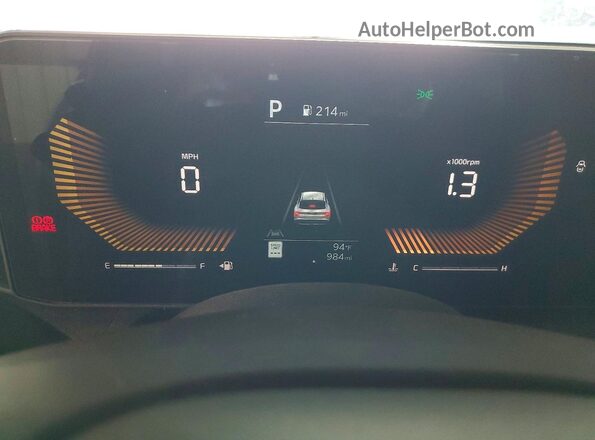 3KPFT4DE2TE304151 2026 KIA K4 White Vista del cuadro de instrumentos