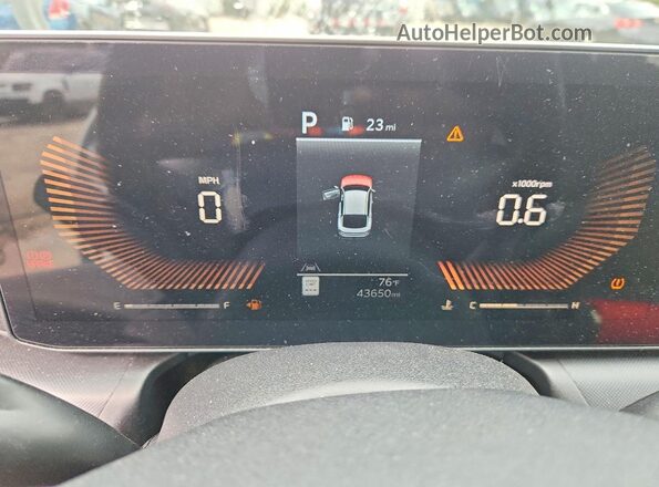 3KPFT4DE5SE113922 2025 KIA K4 Белый Вид щитка приборов