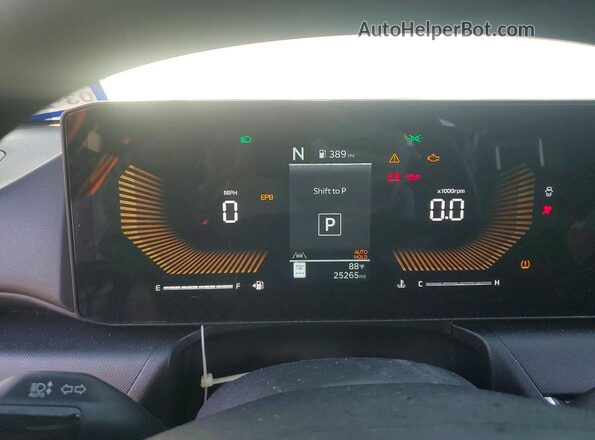 3KPFT4DE8SE090751 2025 KIA K4 Черный Вид щитка приборов