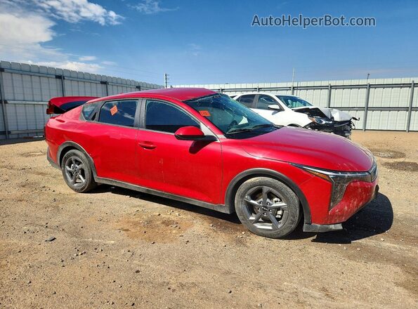 3KPFT4DE8SE094119 2025 KIA K4 Red Przód prawy