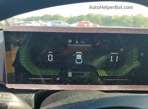 3KPFT4DEXSE024847 2025 KIA K4 Gray Instrument cluster view