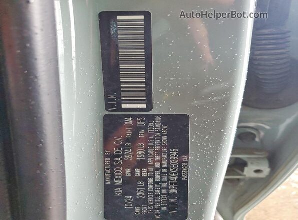 3KPFT4DEXSE039946 2025 KIA K4 White VIN sticker view