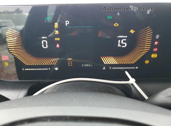 3KPFT4DEXSE039946 2025 KIA K4 White 