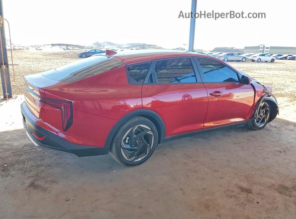 3KPFU4DE4SE217900 2025 KIA K4 Red Հետևի աջ