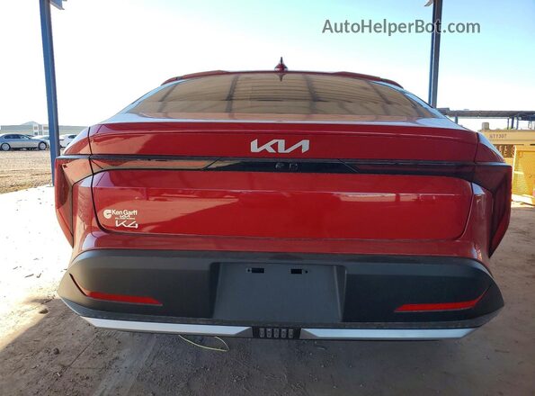 3KPFU4DE4SE217900 2025 KIA K4 Red Հետևի տեսք