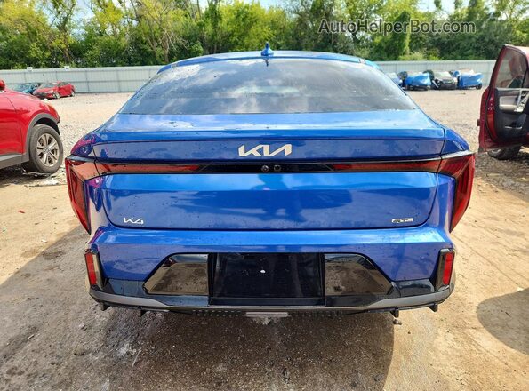 3KPFW4DEXSE199462 2025 KIA K4 Blue Rear view