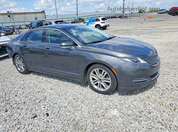 3LN6L2G91GR613591 2016 LINCOLN MKZ Gray Delantero derecho