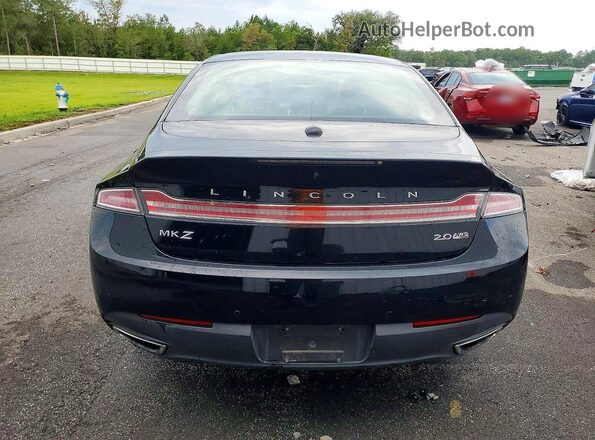 3LN6L2J92GR604116 2016 LINCOLN MKZ Black Вид ззаду