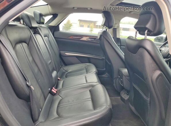 3LN6L2J92GR604116 2016 LINCOLN MKZ Black Вид задніх сидінь