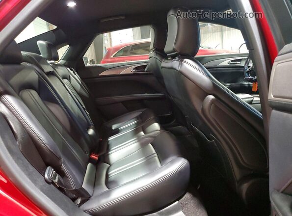 3LN6L5B99LR616726 2020 LINCOLN MKZ Red უკანა სავარძლების ხედი