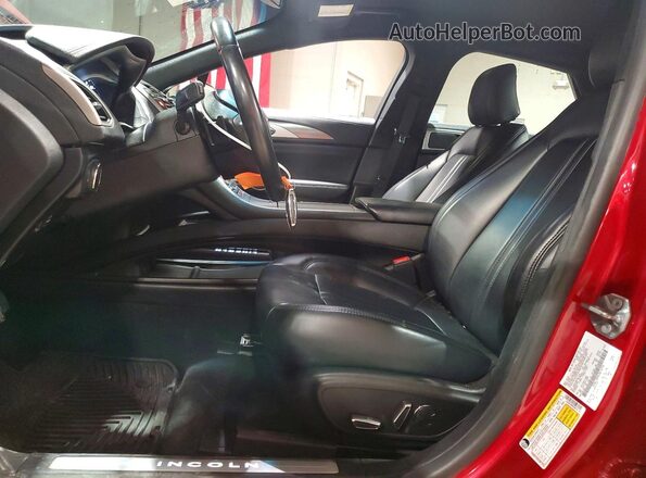 3LN6L5B99LR616726 2020 LINCOLN MKZ Red წინა სალონის ხედი