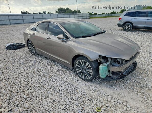 3LN6L5C99JR621193 2018 LINCOLN MKZ Золотой Передняя правая четверть