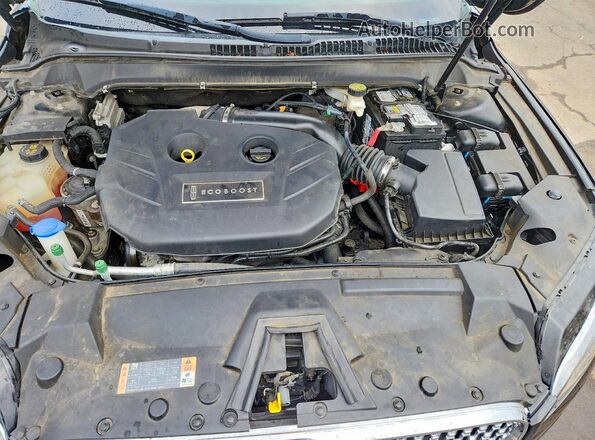 3LN6L5F95HR602162 2017 LINCOLN MKZ Black Widok wnętrza z tyłu