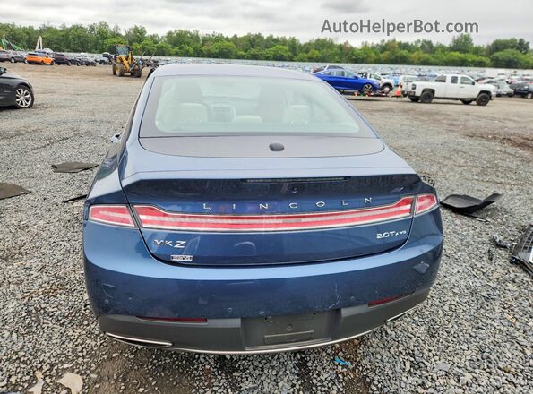 3LN6L5F98KR623353 2019 LINCOLN MKZ Синий Вид сзади