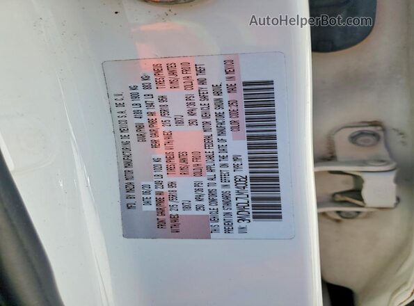 3MVDMADL7LM140062 2020 MAZDA CX-30 Белый Вид наклейки с VIN-кодом
