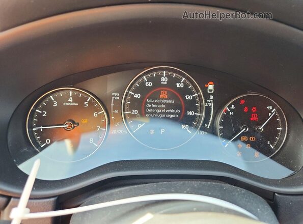 3MVDMBBM5SM760974 2025 MAZDA CX-30 Gray Вид щитка приладів