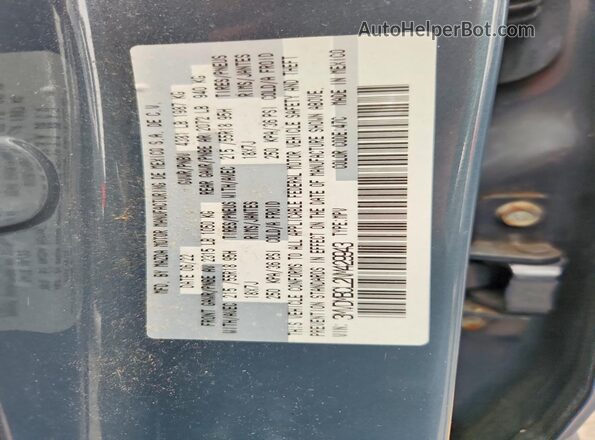3MVDMBCL2NM429943 2022 MAZDA CX-30 Blue Вид наклейки з VIN-кодом