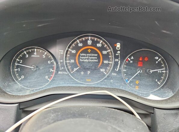 3MVDMBCL2NM429943 2022 MAZDA CX-30 Blue Вид щитка приладів