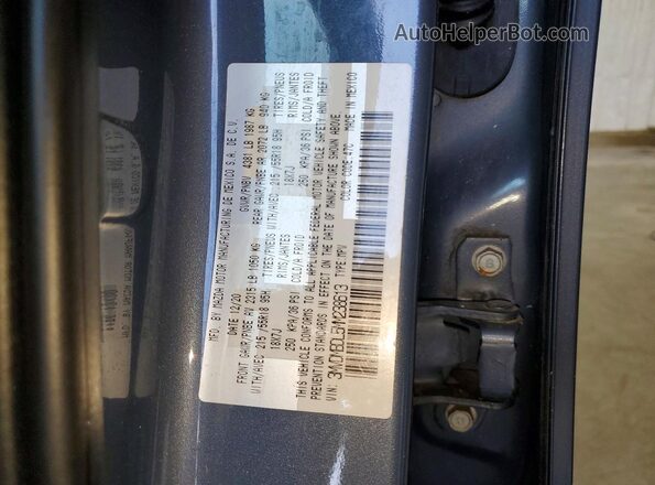 3MVDMBDL5MM238613 2021 MAZDA CX-30 Blue Панорамний вид салону 360°