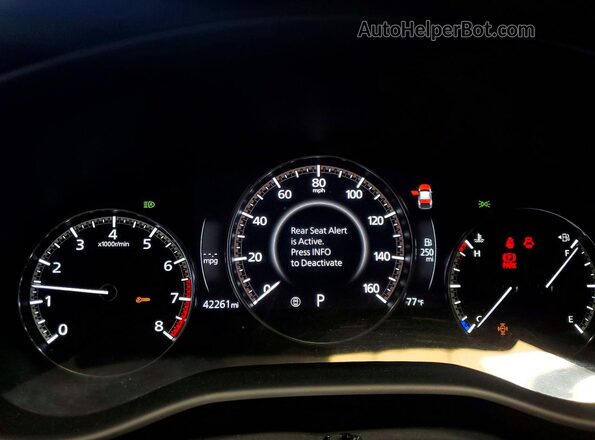 3MVDMBDM1RM614823 2024 MAZDA CX-30 Silver Вид щитка приладів