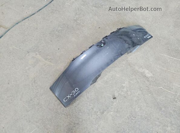 3MVDMBDY2SM814523 2025 MAZDA CX-30 Charcoal VIN კოდის სტიკერის ხედი